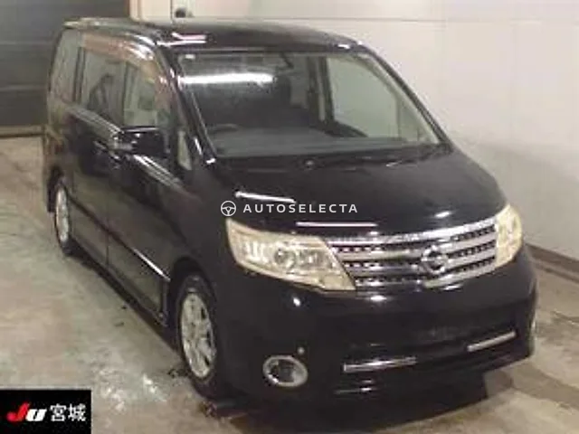 Nissan Serena 2009, auction grade 3.5