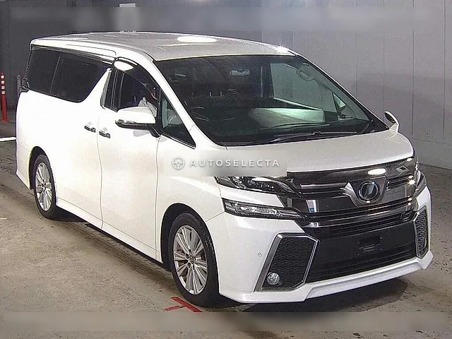 Toyota Vellfire 2017, auction grade 3.5