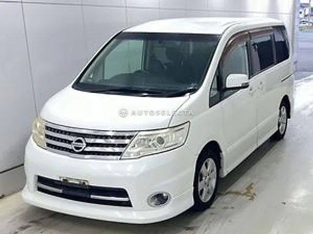 Nissan Serena 2009, auction grade 3.5