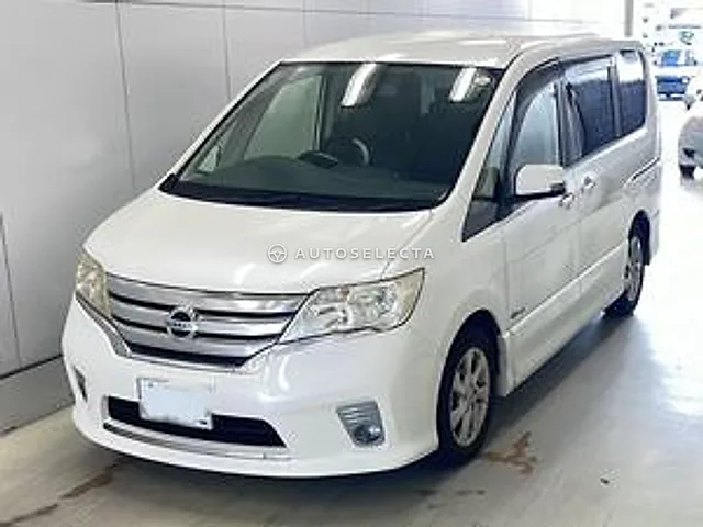 Nissan Serena 2012, auction grade 3.5