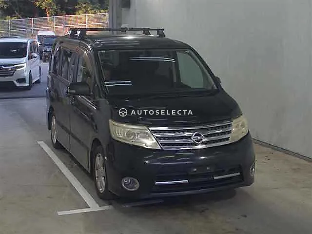 Nissan Serena 2009, auction grade 3.5