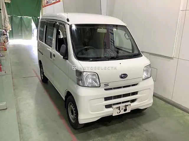 Subaru Sambar Van 2014, auction grade 3