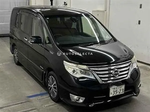 Nissan Serena 2014, auction grade 3.5