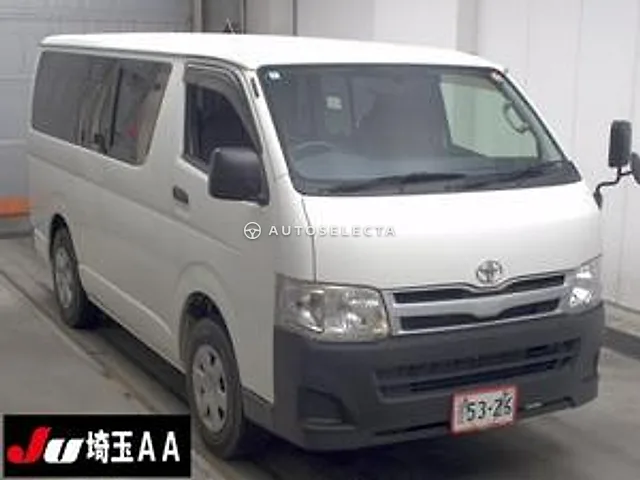Toyota Hiace Van 2013, auction grade R