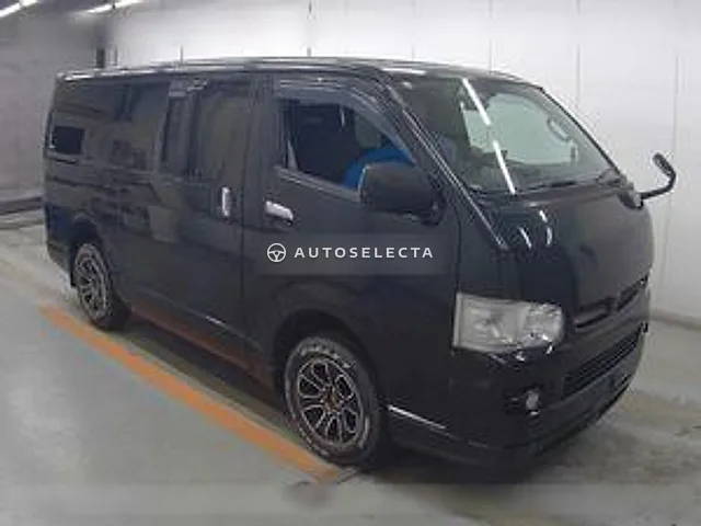Toyota Hiace Van 2009, auction grade 3