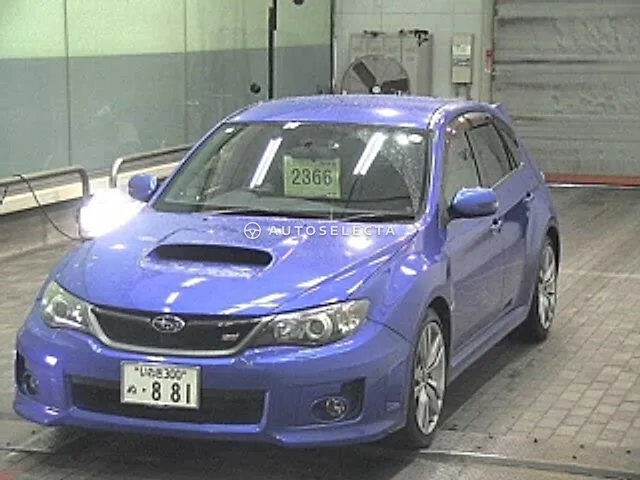 Subaru WRX STI Type S 2012, auction grade 3.5
