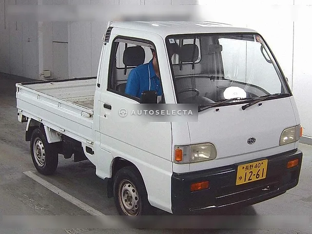 Subaru Sambar Truck 1993, auction grade 3.5
