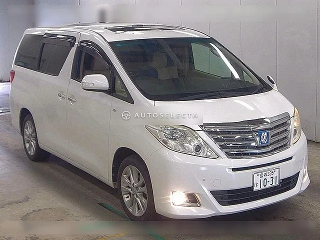 Toyota Alphard Hybrid 2013, auction grade 3