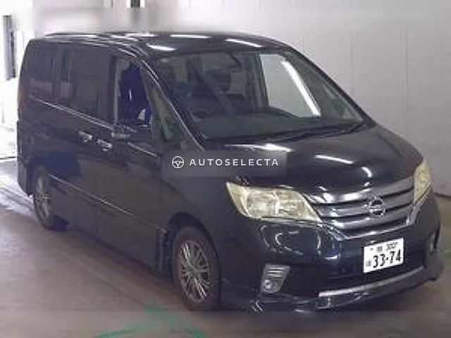 Nissan Serena 2012, auction grade 3.5