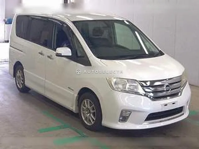 Nissan Serena 2013, auction grade 3.5