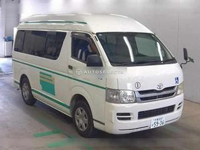 Toyota Hiace Van 2009, auction grade 3