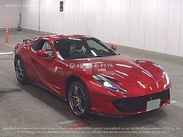 Ferrari 812 2020, auction grade 4.5