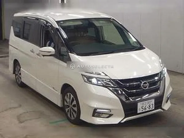 Nissan Serena 2018, auction grade 3.5