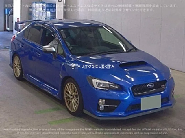 Subaru WRX STI 2016, auction grade 4.5
