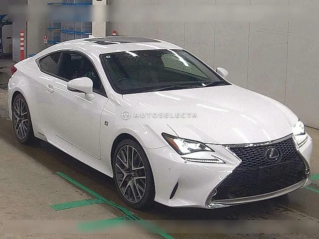 Lexus RC 2015, auction grade 3.5