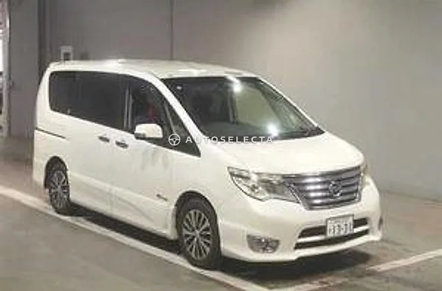 Nissan Serena 2015, auction grade 3.5