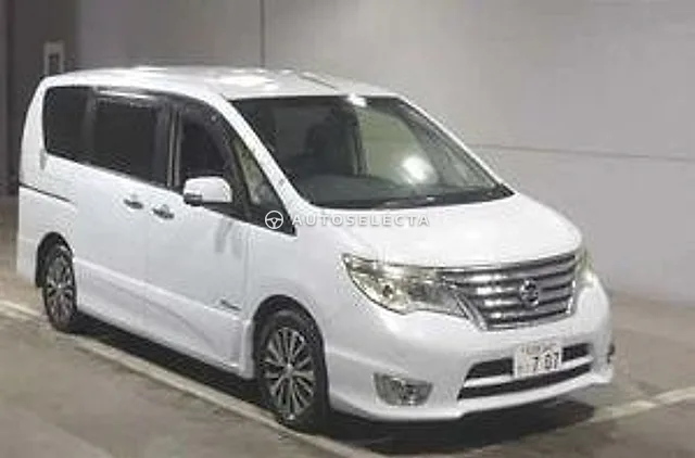 Nissan Serena 2014, auction grade 3.5