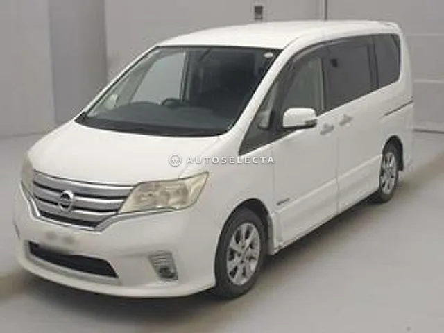Nissan Serena 2013, auction grade 3.5