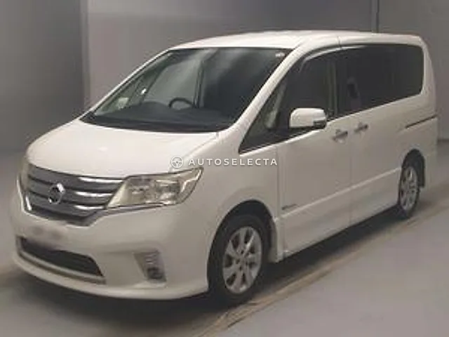 Nissan Serena 2012, auction grade 3.5